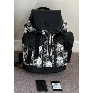 MCM Brandenburg Cubic Backpack - Black&White